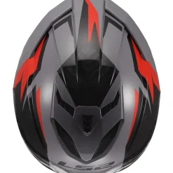 Hjälm Ls2 Ff818 Storm Iii Dynamo Grå/Röd