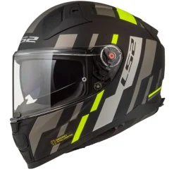 Hjälm Ls2 Ff811 Vector Ii Tron Matt Svart/Gul