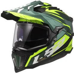 Hjälm Ls2 Mx701 Explorer Srire Grön/Gul