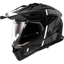 Hjälm Ls2 Mx702 Pioneer Ii Hill Matt Svart/Vit