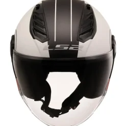Hjälm Ls2 Of616 Airflow Ii Cover Matt Vit/Röd