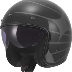 Hjälm Ls2 Of601 Bob Ii Cosmic Svart/Grå