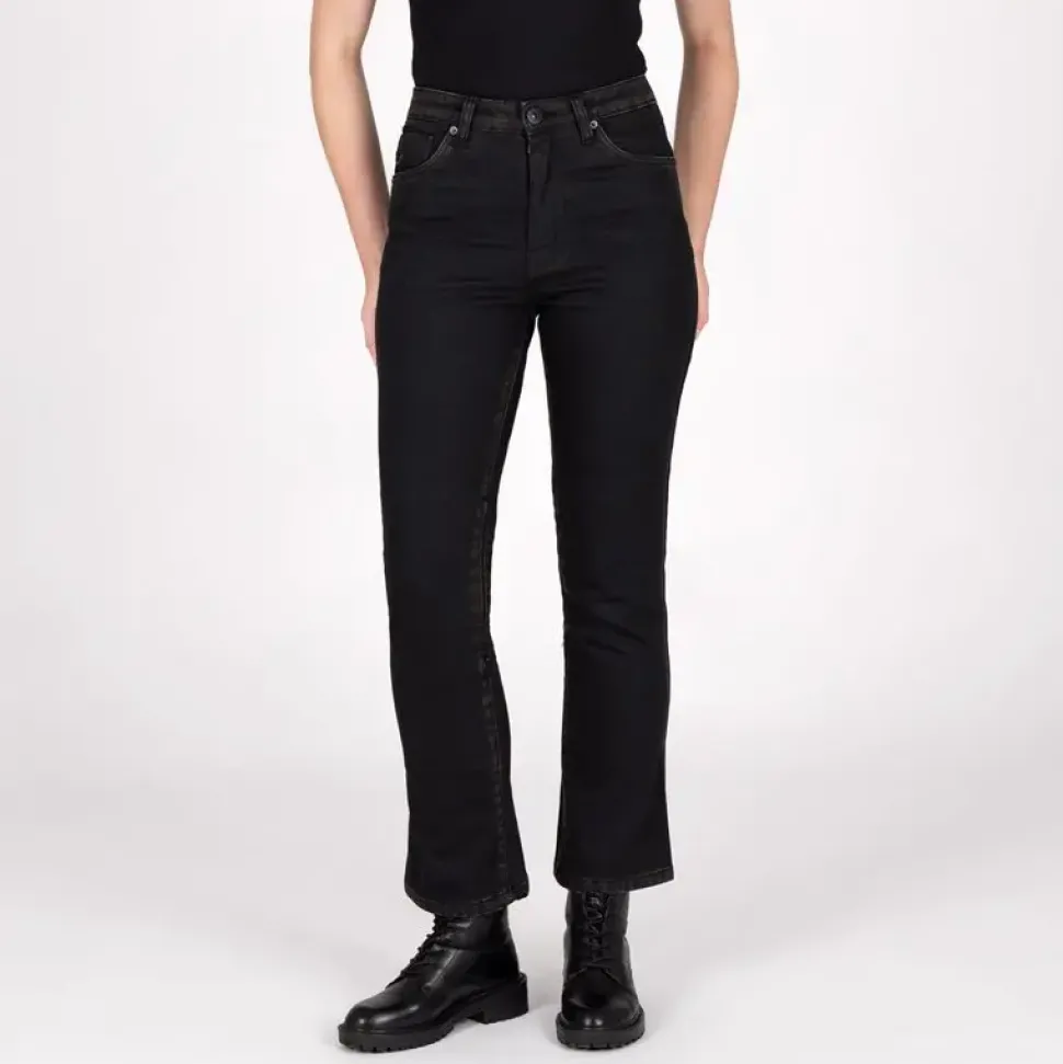 Jeans Knox Cartmel Kick Flare Dam Svartrost