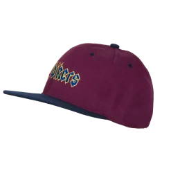 Keps Snap Back 4Bikers Vinröd