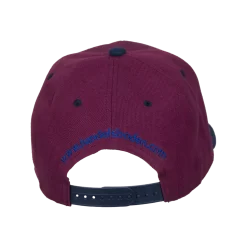 Keps Snap Back 4Bikers Vinröd
