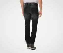 PMJ Jeans Caferacer Svart, med bälte