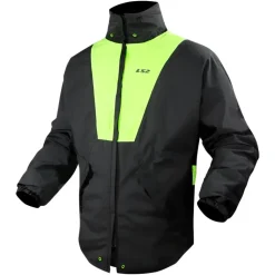 Regnjacka Ls2 X Rain Svart/Gul