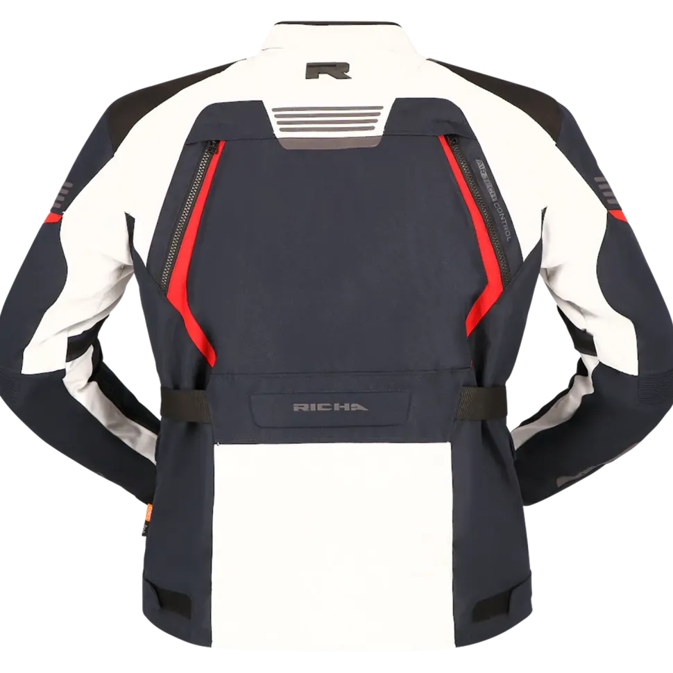 Richa Phantom 3 Jacket Navy/Light Grey/Red