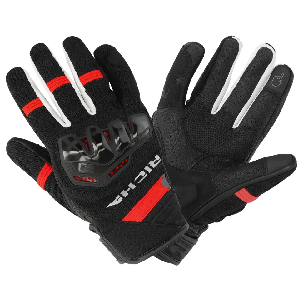 Richa Stradale Summer Gloves Black/Red