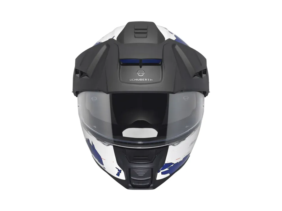 Schuberth Hjälm E2 Atlas vit/blå