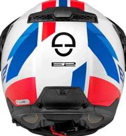 Schuberth Hjälm E2 Defender Vit/Blå