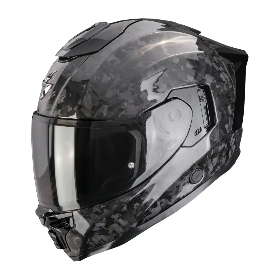 SCORPION Helmet EXO-1500 ONYX CARBON AIR SOLID Black
