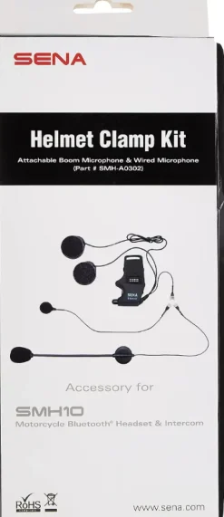 Sena Helmet Clamp Kit - Attachable Boom mic & Wired mic